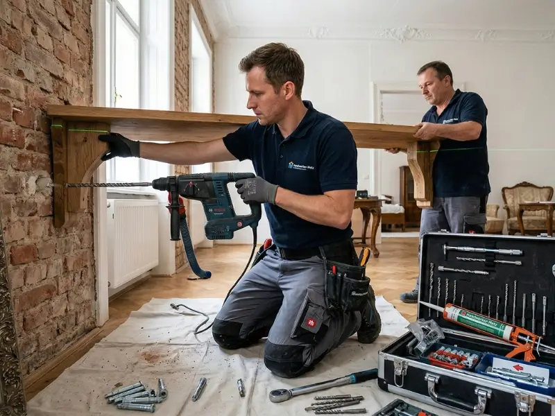 Wandmontage: Regale, Spiegel & Schränke